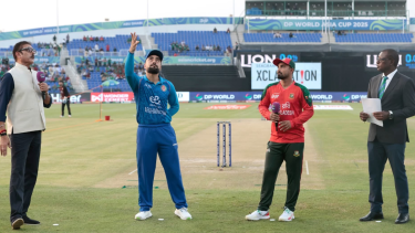 আফগানিস্তানের বিপক্ষে টস জিতে ব্যাটিংয়ে বাংলাদেশ