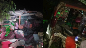 বাস ও ট্রাকের মুখোমুখি সংঘর্ষে ৪ জন নিহত