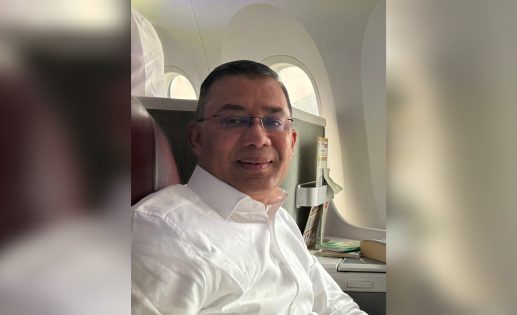 তারেক রহমানকে বহনকারী বিমান সিলেটে অবতরণ