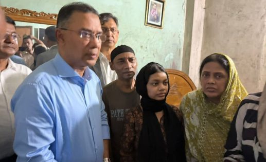 শিশু রামিসার পরিবারের সঙ্গে দেখা করলেন প্রধানমন্ত্রী