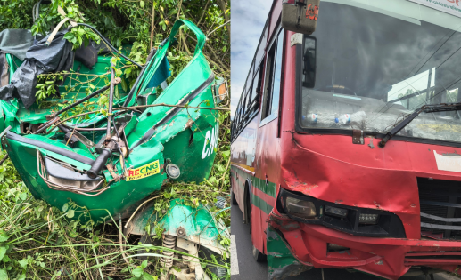বিয়ানীবাজারের চারখাইয়ে মর্মান্তিক সড়ক দুর্ঘটনায় ঘটনাস্থলে নিহত ১