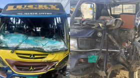 নবীগঞ্জে বাস ও পিকআপ ভ্যানের মুখোমুখি সংঘর্ষে ৩ জন নিহত